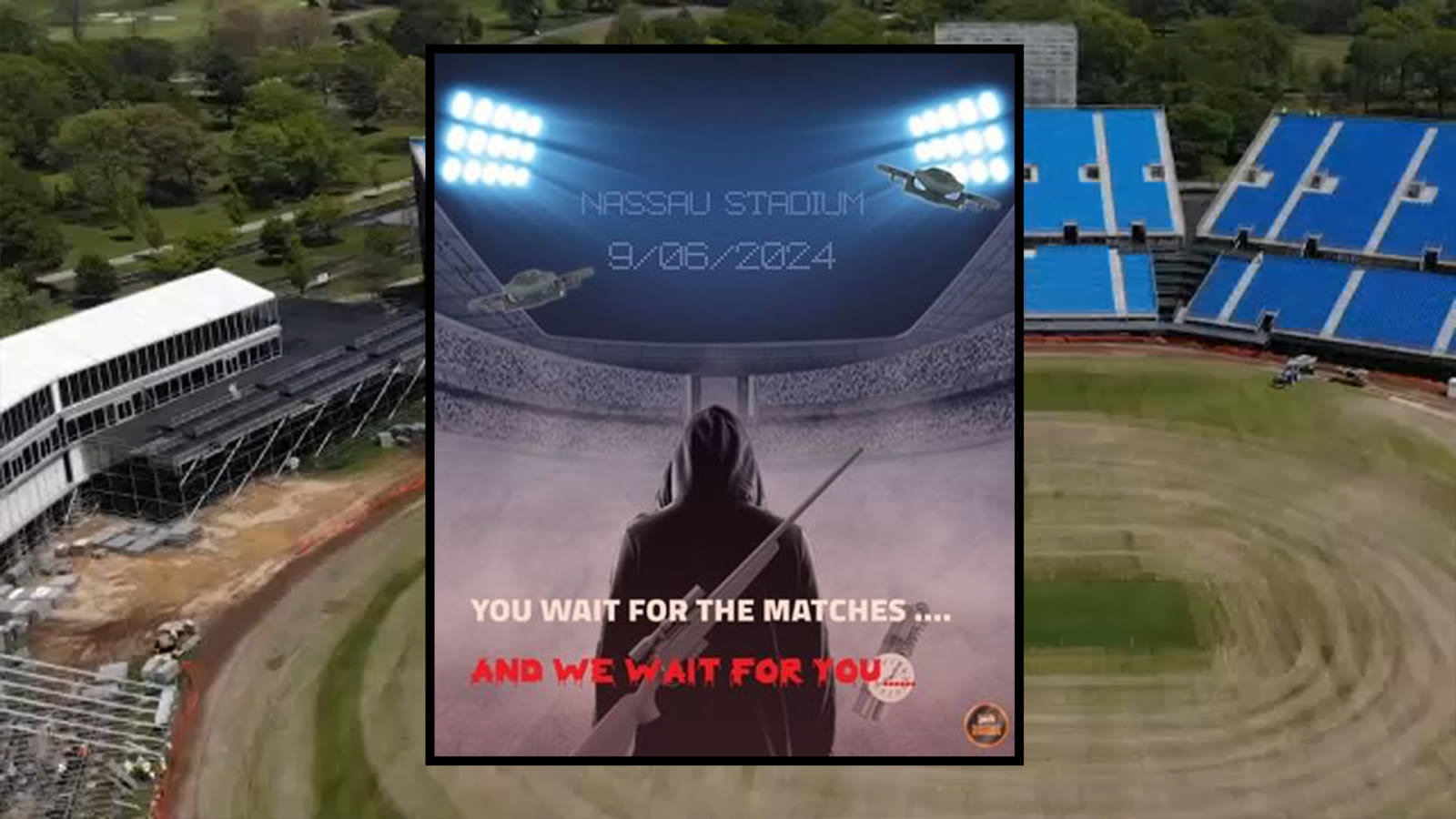 Disturbing flier about Cricket World Cup prompts NYPD terror warning for Nassau County event