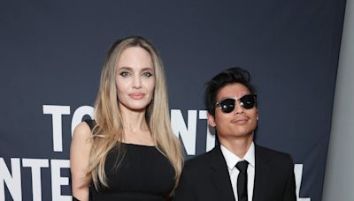 Angelina Jolie's son Pax shows scars from horror e-bike crash as he appears at Toronto Film Festival