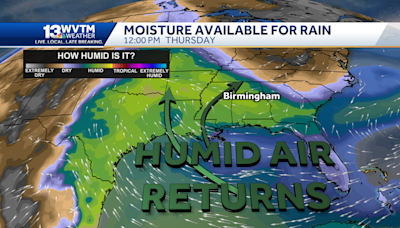 Tuesday s forecast looks sunny and warm, but storms are on the horizon for Alabama