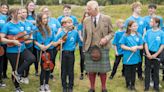 King tours peat bog recently given world heritage site status