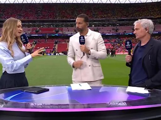 Mourinho walks off TNT Sports set live on TV as Woods hails his 'classy moment'