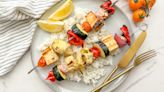 Grilled Mediterranean Tofu Skewers With Green Olive Relish Recipe