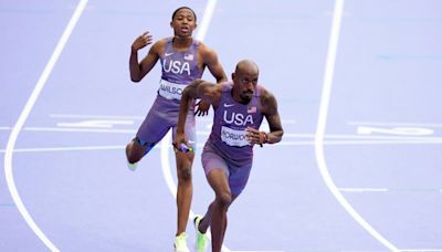 Teen sprinter Quincy Wilson’s 1st Olympic race is a learning experience — but US still advances in 4×400 relay