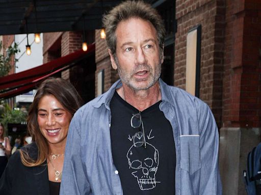 David Duchovny and Monique Pendleberry Step Out for Rare Outing Together in N.Y.C.