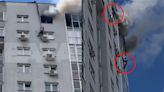 21樓大火濃煙猛竄「極限逃生同困窗外」！他堅等救援 目睹鄰居失手墜亡