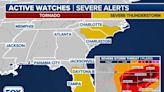Millions on East Coast under severe thunderstorm watch as powerful storms target US