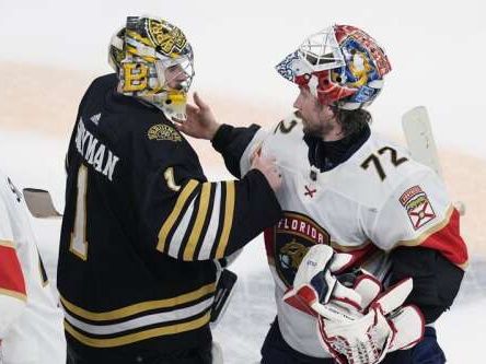 Bruins' braintrust says offseason priority is signing goalie Jeremy Swayman