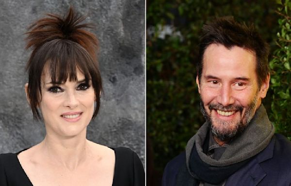 Winona Ryder and Keanu Reeves call each other husband and wife on their text chain