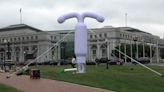 Here's why there is a giant IUD outside Union Station