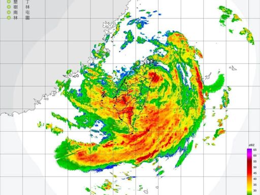 凱米颱風登陸台灣繞了一圈「結構異常完整」氣象署：降雨才剛開始