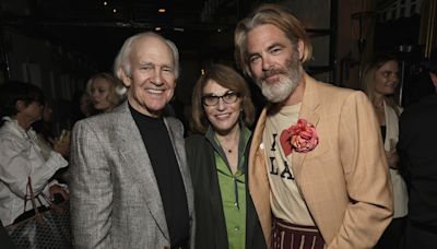 Chris Pine's parents support him at premiere of his directorial debut 'Poolman'