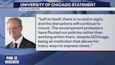 University of Chicago president: Pro-Palestinian encampment must end amidst campus protests