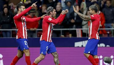 El Atlético de Madrid se lleva el duelo por la Champions contra el Athletic Club (3-1)