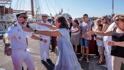 El buque escuela Elcano regresa a Cádiz del viaje previo al embarque de la princesa Leonor - ELMUNDOTV