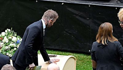 David Beckham asistió al funeral de Sven-Goran Eriksson