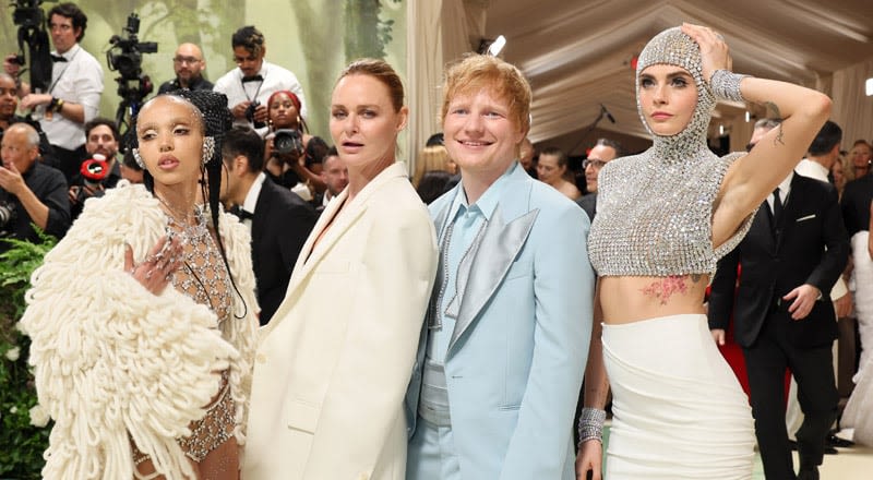 Ed Sheeran Made His Met Gala Debut Alongside the Ultimate Girl Group!
