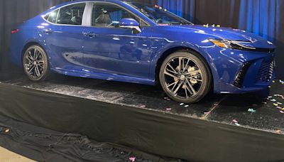 Georgetown Toyota plant unveils hybrid 2025 Camry