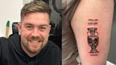 England supporter declares confidence in Euros win with tattoo… before final