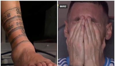 OUCH! PICS of Lionel Messi's Swollen Foot Goes VIRAL During Copa America 2024 FINAL!