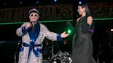 Elton John dons robe version of his classic 1975 Dodger Stadium look at final farewell show