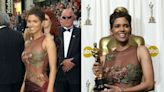 Halle Berry’s iconic Oscars dress is on display at Academy Museum of Motion Pictures