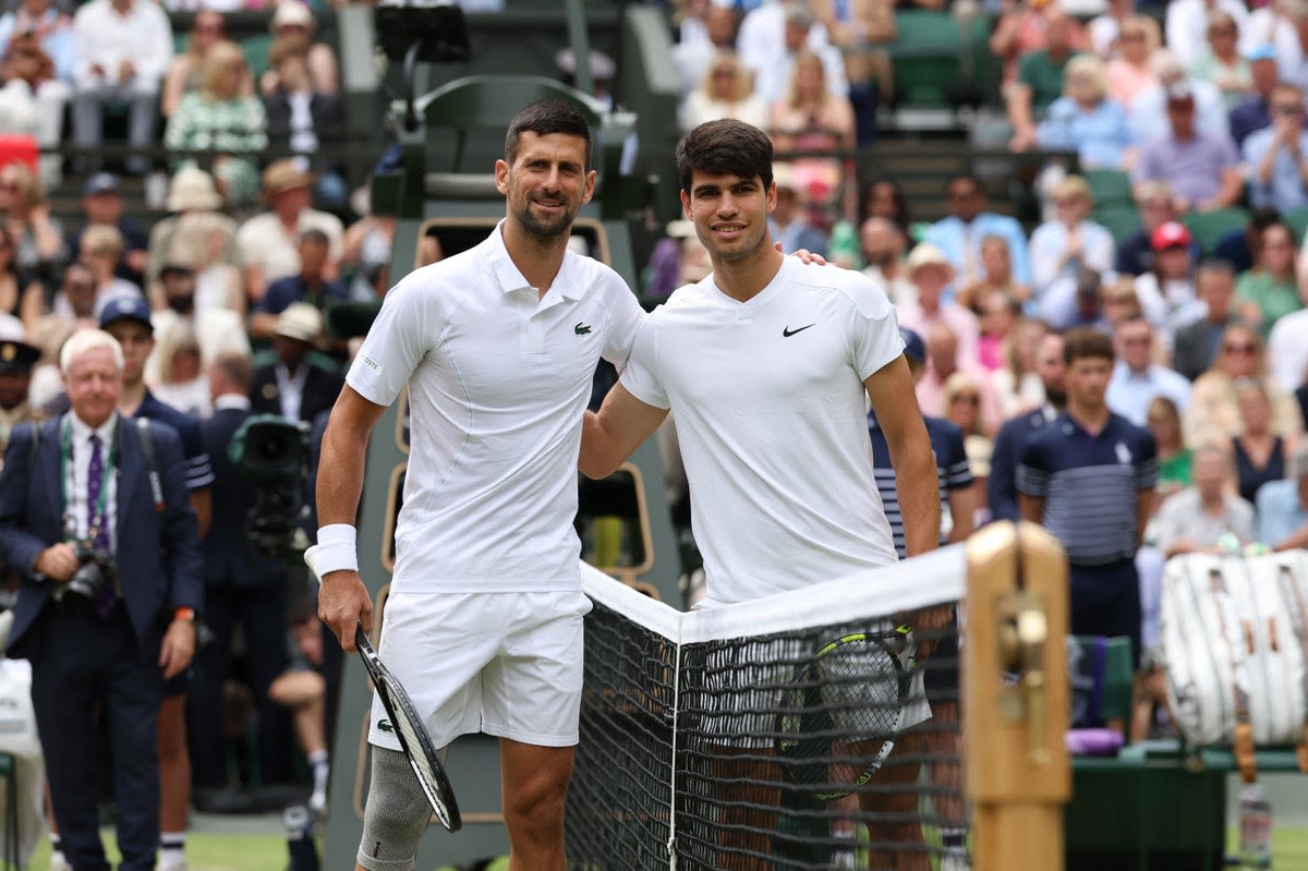 Wimbledon 2024 LIVE: Tennis score as Novak Djokovic faces Carlos Alcaraz in rematch of epic men’s final