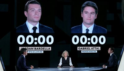 Primer ministro francés y líder de la extrema derecha cruzan señalamientos en debate sobre la UE
