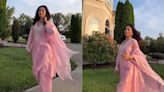 "Life Is Better In Pink" But Especially In This Pastel Kurta Suit For Shehnaaz Gill