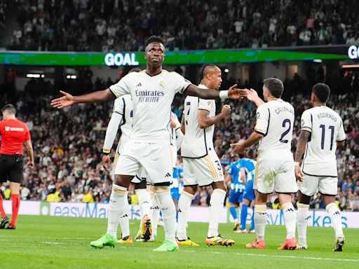 Torcida do Real Madrid entoa gritos de ‘melhor do mundo’ para Vini Jr.
