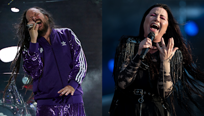 Watch Korn perform Freak On A Leash with Evanescence's Amy Lee at Los Angeles' BMO stadium show