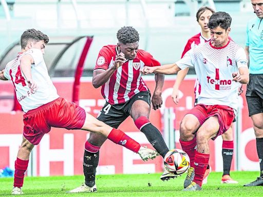 El primer día de Oyono con el Athletic