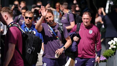 Watch: England football team arrive at Stanstead Airport after Euro 2024 final defeat