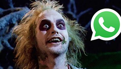 Qué responde el círculo azul de WhatsApp cuando se invoca a Beetlejuice, el fantasma de Tim Burton