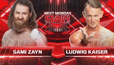 Sami Zayn vs. Ludwig Kaiser, Drew McIntyre Segment Added To 9/23 WWE RAW