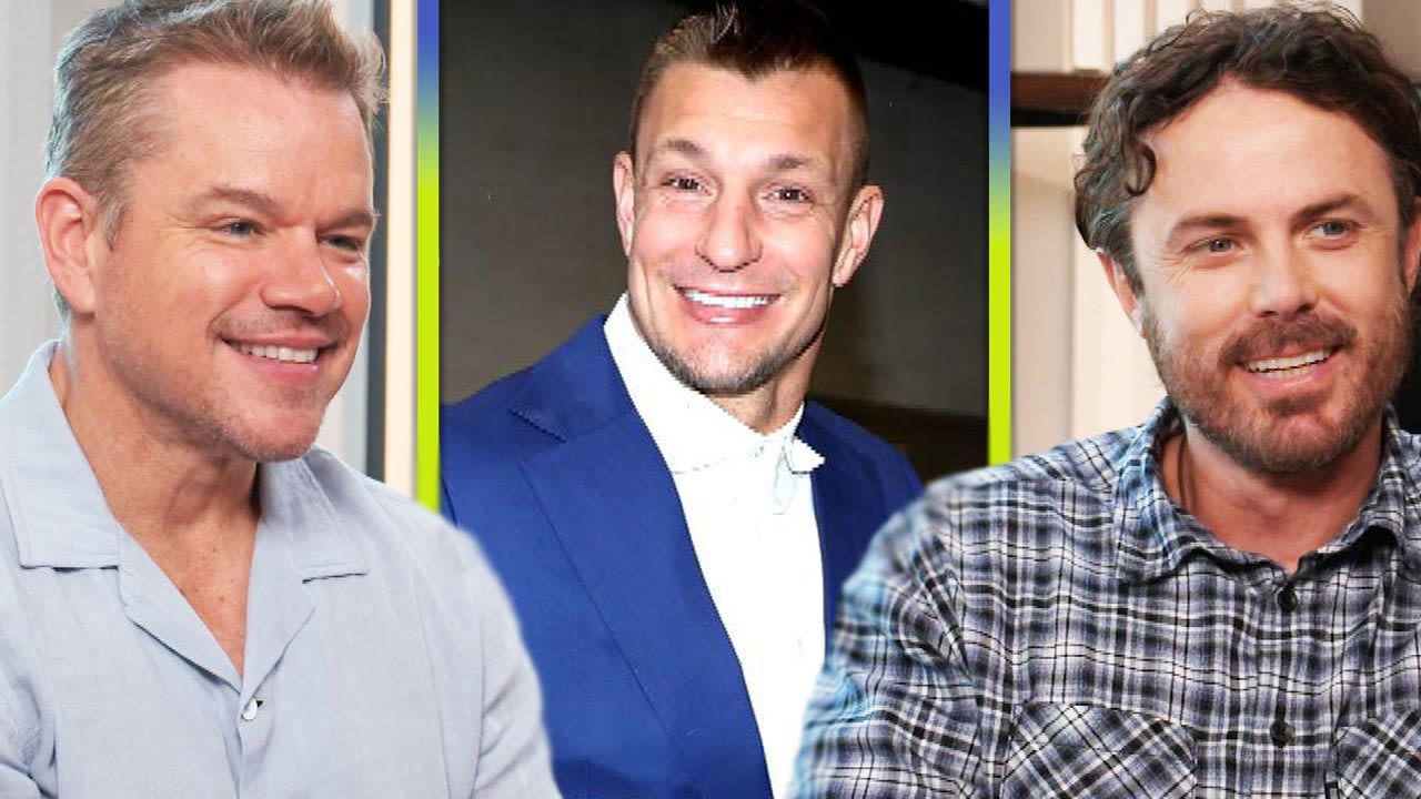 Matt Damon and Casey Affleck Share Why Rob Gronkowski Was Disappointed With 'The Instigators' Cameo