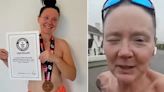 La inspiradora historia de la corredora con doble mastectomía que recibió un récord Guinness por correr en topless