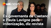 Caetano Veloso e Paula Lavigne: Ex-governanta do casal pede indenização milionária, diz revista