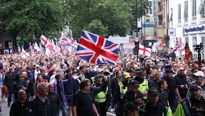 Heavy police presence in London as protests heat up and Champions League final draws closer