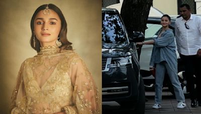 WATCH: Alia Bhatt rocks casual look; smiles at paps while leaving Love and War helmer Sanjay Leela Bhansali’s house