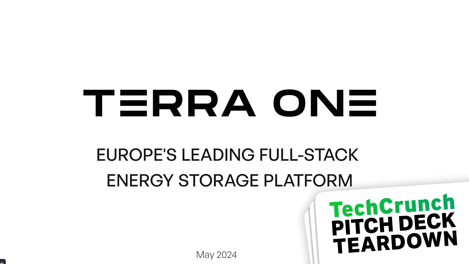 Pitch Deck Teardown: Terra One's $7.5M Seed deck