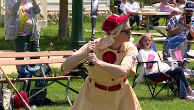 Midway Village Museum hosts Rockford Peaches Playdate event