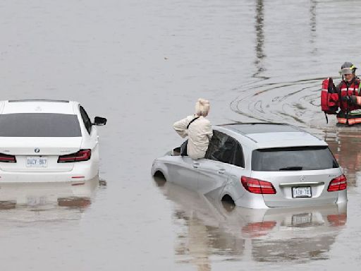 Drake shows video of flooded mansion as torrential rain batters Toronto