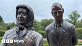 Elizabeth II: Statue of queen, Philip and corgis sparks debate