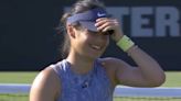 Emma Raducanu downs world's richest tennis player in Eastbourne comeback