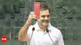 Rahul Gandhi resumes role of Leader of opposition | India News - Times of India