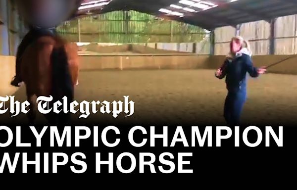 Watch: Charlotte Dujardin whips horse 24 times in shocking video