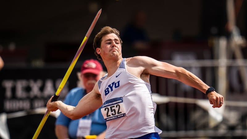 Day 1 of the NCAA West Preliminaries track and field meet hit and miss for BYU