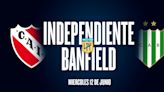 Independiente vs. Banfield, por la Liga Profesional: hora, cómo ver y probables formaciones