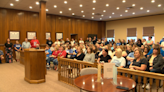 Dozens of Sullivan Co. School District employees rally at commission meeting in support of higher pay