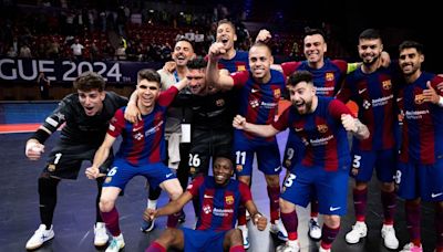 Horario y dónde ver por TV el Barça - Palma Futsal: final de la Champions League de fútbol sala